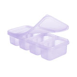 Olababy Silicone Baby Food Freezer Tray with Lid – ½ Cup (4oz) Portions for Purees, Broth & Breast Milk