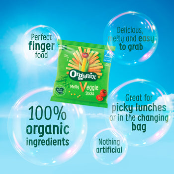 Organix Organic Melty Carrot Puffs Baby Snack 20g (6+ Months)