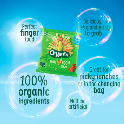 Organix Organic Melty Carrot Puffs Baby Snack 20g (6+ Months)