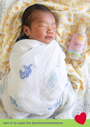 California Baby Overtired & Cranky Massage Oil – Chamomile & Sweet Orange Baby Massage Oil