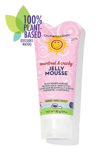 California Baby Jelly Mousse Hair Gel – Medium Hold Styling for Sensitive Scalp