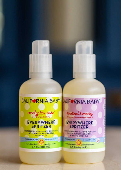 California Baby Overtired & Cranky Aromatherapy Room & Linen Spritzer – Chamomile & Sweet Orange Spray