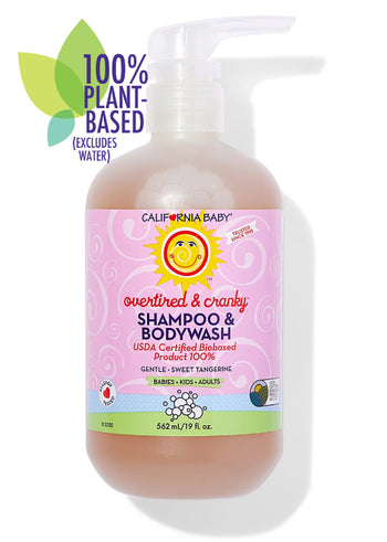 California Baby Chamomile & Tangerine Shampoo & Bodywash – Calming Sleep-Time Care