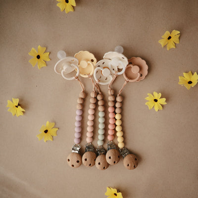 Mushie Eva Silicone Pacifier Clip