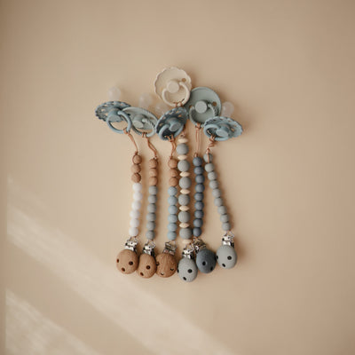 Mushie Eva Silicone Pacifier Clip
