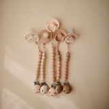 Mushie Luna Silicone Pacifier Clip