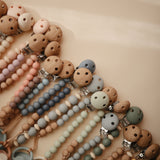 Mushie Hera Silicone Pacifier Clip – Minimalist Baby Pacifier Holder