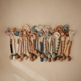 Mushie Luna Silicone Pacifier Clip