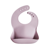 Mushie Silicone Baby Bib – Adjustable Catch-All Bib
