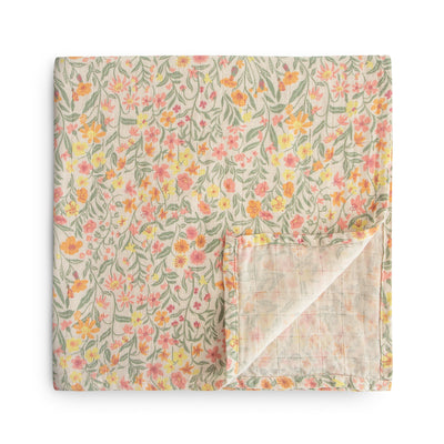 Mushie Organic Cotton Muslin Swaddle Blanket