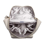 Luli Bebe Signature Diaper Bag – Pearl White