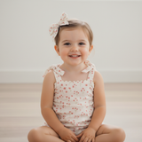 Makemake Organics Organic Hair Bow Clip - Pink Bloom