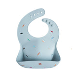 Mushie Silicone Baby Bib – Adjustable Catch-All Bib