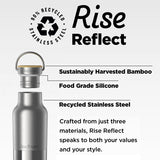 12 oz Rise Reflect Insulated Water Bottle – Plastic-Free & Sustainable