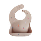 Mushie Silicone Baby Bib – Adjustable Catch-All Bib