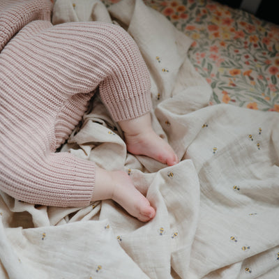 Organic Chunky Knit Baby Pants
