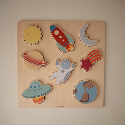 Wooden Shape Puzzle Set