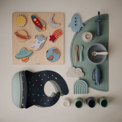 Silicone Rocket Rattle Teether