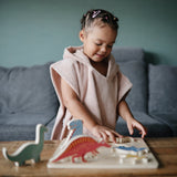 Organic Cotton Bear Hooded Poncho Towel