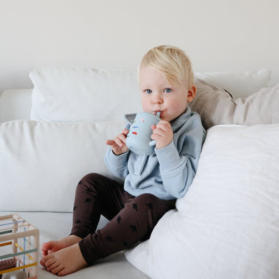 Mushie Silicone Training Cup + Straw