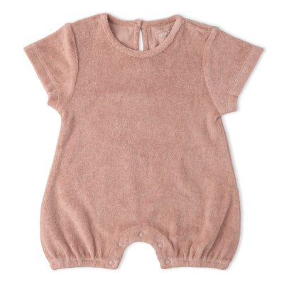 Makemake Organics Organic Short Romper - Clay