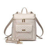 Luli Bebe Signature Diaper Bag – Pearl White