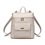 Luli Bebe Signature Diaper Bag – Pearl White