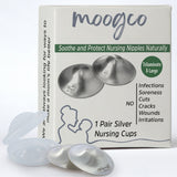 MOOGCO Silver Nursing Cups 925k Silver (Classic)