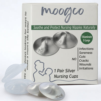MOOGCO Silver Nursing Cups 925k Silver (Classic)