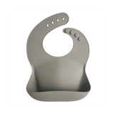 Mushie Silicone Baby Bib – Adjustable Catch-All Bib