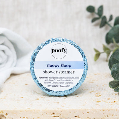 Poofy Organics Sleepy Sleep Shower Steamer – Lavender Chamomile