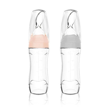 Haakaa Silicone Baby Food Dispensing Spoon – Leak-Proof Travel Feeding Spoon