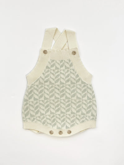 Luna + Luca Sprouts Romper – Organic, Playful, and Earth-Friendly