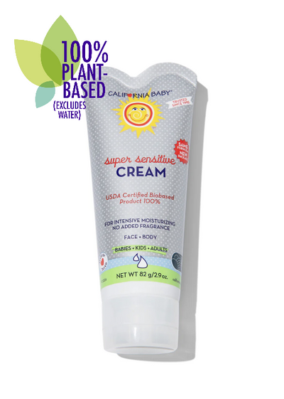 California Baby Super Sensitive Calendula Cream – Fragrance-Free Moisturizer for Sensitive Skin