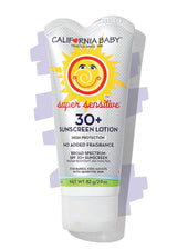 California Baby Super Sensitive Mineral Sunscreen SPF 30+ – Fragrance-Free Sun Protection for Sensitive Skin