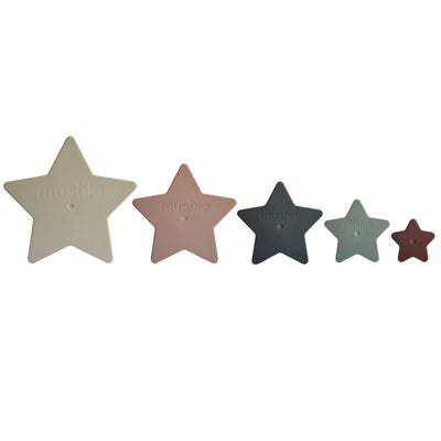 Mushie Nesting Stars Toy – Stacking Toy for Toddlers