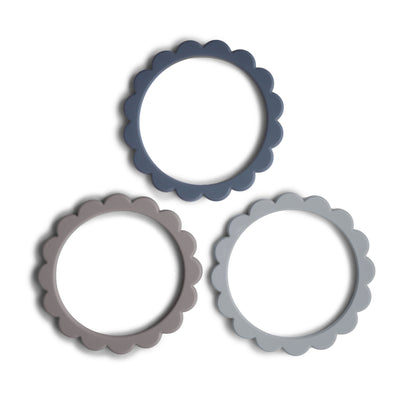 Mushie Silicone Baby Teether – Food Grade Silicone Teething Toy