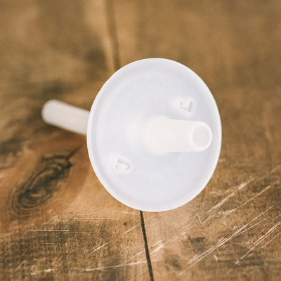 Mason Bottle Silicone Straw Tops, 2 Pack