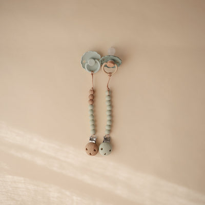 Mushie Eva Silicone Pacifier Clip