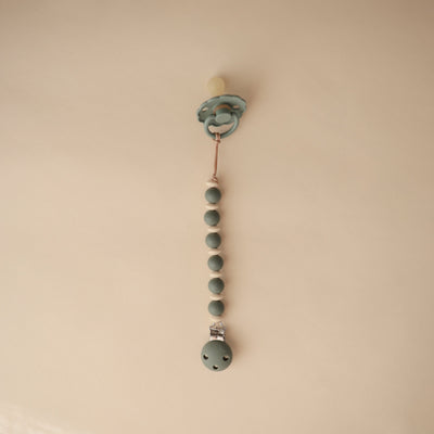 Mushie Luna Silicone Pacifier Clip