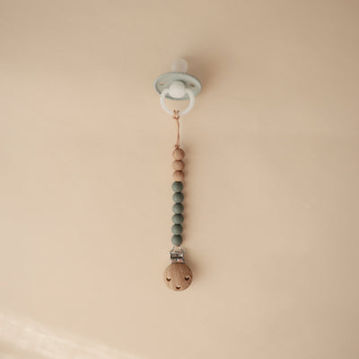 Mushie Eva Silicone Pacifier Clip