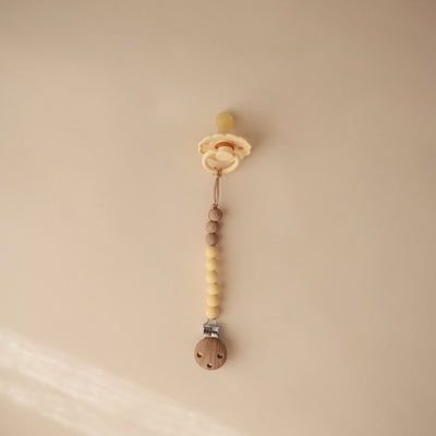 Mushie Eva Silicone Pacifier Clip