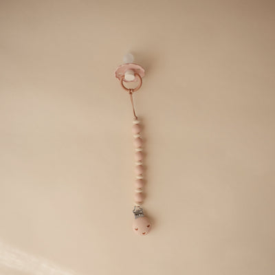 Mushie Luna Silicone Pacifier Clip
