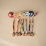 Mushie Eva Silicone Pacifier Clip