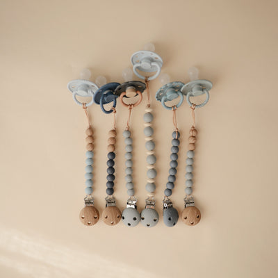 Mushie Eva Silicone Pacifier Clip
