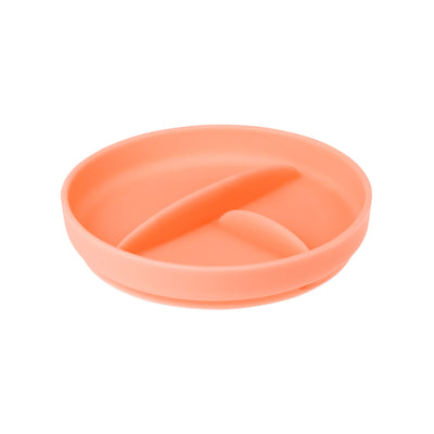 Olababy Divided Silicone Suction Plate for Babies & Toddlers – 3-Compartment Stay-Put Plate, 6 Months+