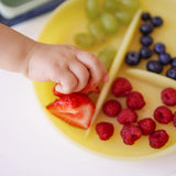 Olababy Divided Silicone Suction Plate for Babies & Toddlers – 3-Compartment Stay-Put Plate, 6 Months+