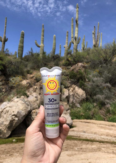 California Baby Super Sensitive Mineral Sunscreen SPF 30+ – Fragrance-Free Sun Protection for Sensitive Skin