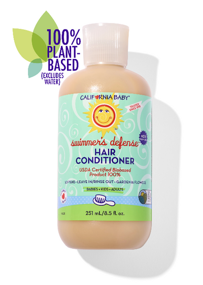 California Baby Swimmer’s Defense Conditioner – Lemongrass & Gardenia Hydrating Hair Care