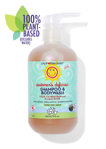 California Baby Swimmer’s Defense Shampoo – Chlorine Removal & Hydrating Hair Care